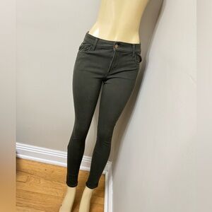 Olive skinny Jeans size 24/7
